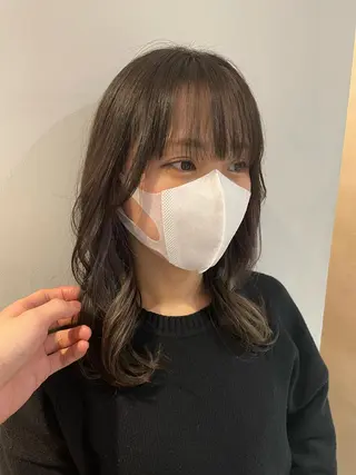 ロング 岩下昂世/ ハイトーン/デザインのヘアスタイル