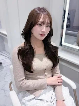 ロング カラー ParveMix🎀 稲垣 詞葉のヘアスタイル