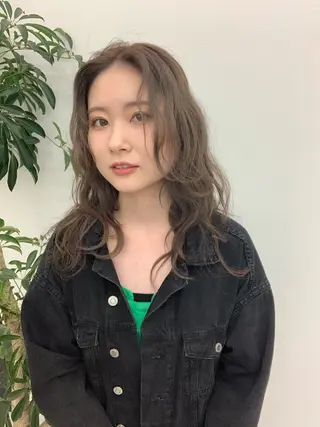 ロング カラー レイヤー ハイトーン 暖色⭐︎KANAKOのヘアスタイル