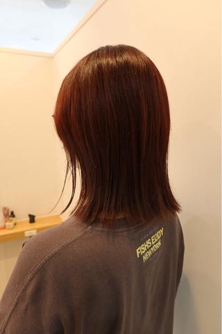 ミディアム カラー レイヤー/ヘアセット 💐nao.のヘアスタイル