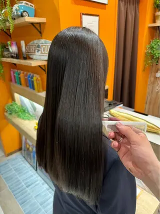 セミロング パーマ Earth.加來祥依 ✂︎大分のヘアスタイル
