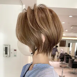 ショート 朝ラクが続くショート /銀座/若狭真央のヘアスタイル