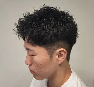 ショート パーマ メンズ 【イケメン風パーマ】 SHOFYのヘアスタイル