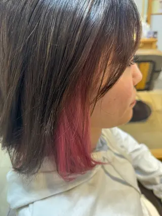ミディアム カラー 大塚 しおりのヘアスタイル