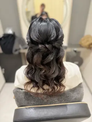 ヘアアレンジ 推し活・参列ヘア🎀 札幌ヘアセット専門のヘアスタイル