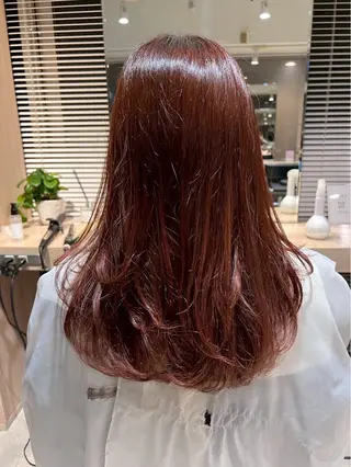 ロング カラー SHEA /縮毛矯正 イソダハルカのヘアスタイル