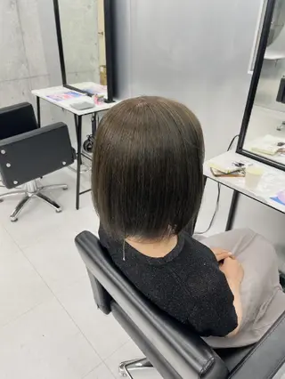 カラー ミディアム 地雷系🎀ハイトーン 💙荒川結星のヘアスタイル