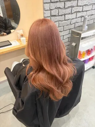 セミロング カラー 🎀透明感カラー /ケアブリーチ🎀のヘアスタイル