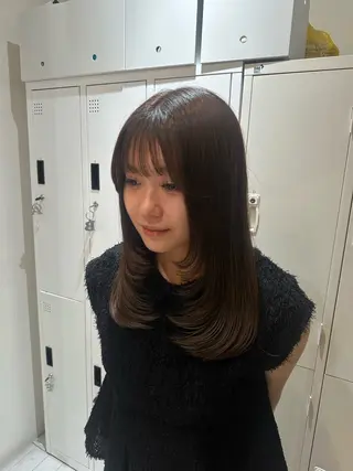 セミロング newi京橋 【noa】のヘアスタイル