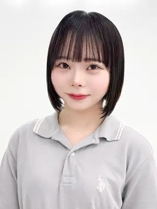 ショート カラー ヘアアレンジ 縮毛矯正🤍 盛れるボブ/ひかりのヘアスタイル