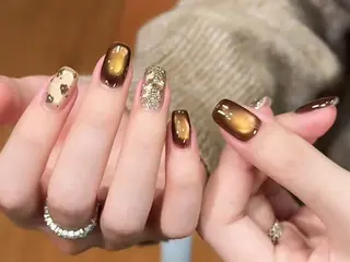 ネイル H3 Nail Tsuki🦋💙のネイルデザイン