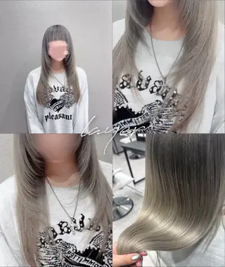 ロング レイヤーカット/ ヘアカラー/RENAのヘアスタイル