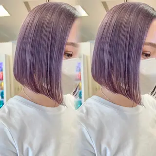 ミディアム カラー 暖色/ブリーチカラー 🎀 M i k uのヘアスタイル