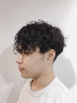 パーマ やました りなのヘアスタイル