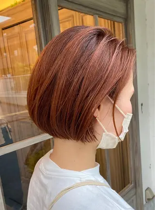 ショート カラー ひがし はるなのヘアスタイル