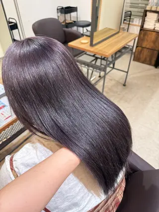 セミロング 🍒透明感カラー /ダブルカラー🍒のヘアスタイル