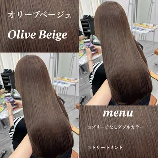 ロング カラー ヘアアレンジ ブリーチなしカラー /新百合ヶ丘/安形翔のヘアスタイル