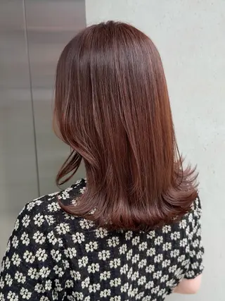 ミディアム カラー 【azure横浜】 🧸misaki🌸のヘアスタイル