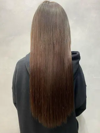 セミロング カラー ヘアアレンジ FAAM Tsuneのヘアスタイル