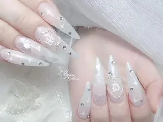 ネイル MochiMochi 🎀新宿/長さ出しのネイルデザイン