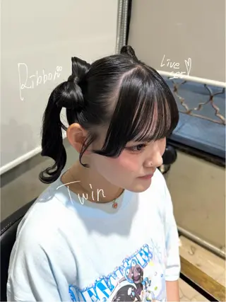 ミディアム カラー パーマ ヘアアレンジ ✂️ボブ/レイヤー /艶カラー🌷喜美花のヘアスタイル