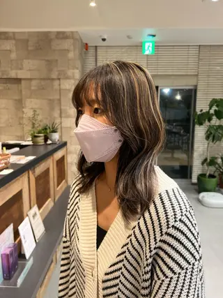 セミロング カラー 🔥メンズパーマ🔥 鈴木 翔斗のヘアスタイル