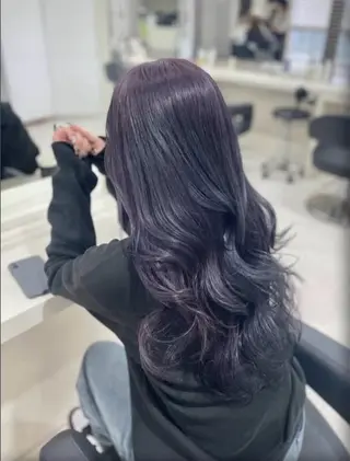 ロング カラー 🎀tomoka🎀 髪質改善/ハイトーンのヘアスタイル