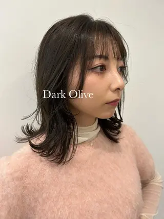 ミディアム カラー 💛🤍U too e’s /店長🧸のヘアスタイル