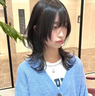 ミディアム 髪質改善 田中大貴のヘアスタイル