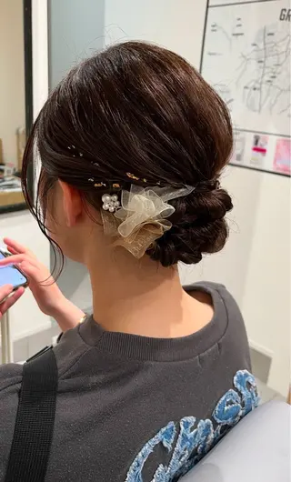 セミロング ヘアアレンジ Orla 🌿chiekoの眉毛・アイブロウイメージ