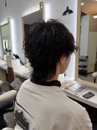 パーマ メンズ 田村 猛のヘアスタイル