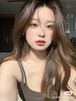 ロング 韓国✖️網紅🖤 パーマYURIYAのヘアスタイル