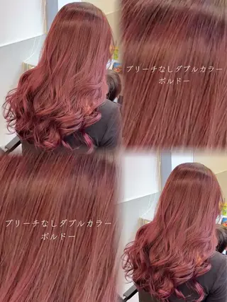 ロング カラー 天野 利咲のヘアスタイル