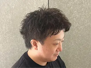 ショート パーマ メンズ 朝ラクパーマ 【SENA】のヘアスタイル