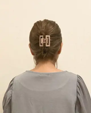ミディアム ヘアアレンジ 田牧 みゆきのヘアスタイル