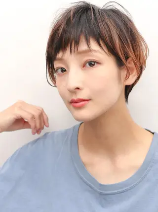ショート THE USUAL ユージュアルのヘアスタイル