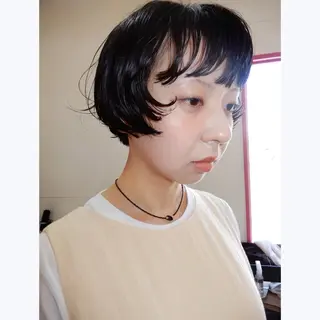ショート パーマ デザインカット🎨 ボブ🫟おざきのヘアスタイル