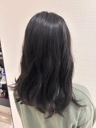 ロング パーマ 🫧透明感カラー ✄﻿mana🫧のヘアスタイル