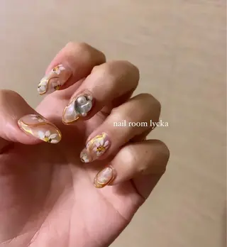 ネイル ネイルルームリッカ 𝐦𝐚𝐲𝐮のネイルデザイン