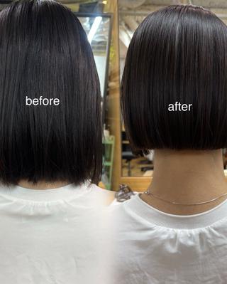ミディアム ボブ/ミディアム 親しみやすさ/さくらのヘアスタイル