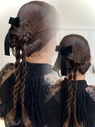 ヘアアレンジ Zina aimiのヘアスタイル