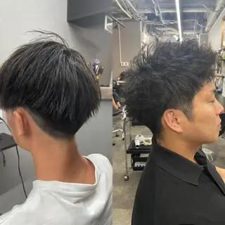 パーマ メンズ ⭐️縮毛矯正⭐️ ✨ミラクルクッポ✨のヘアスタイル