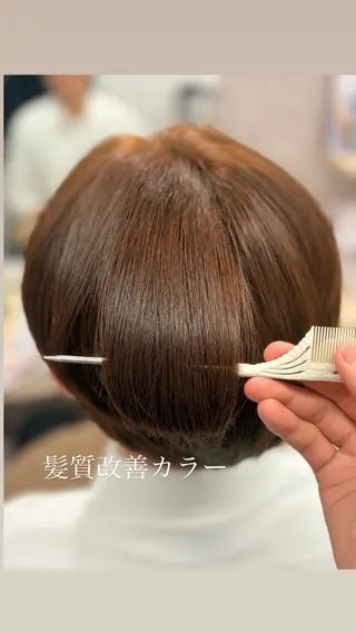 ショート カラー メンズ 艶感/髪質改善 カラー✨西澤駿のヘアスタイル