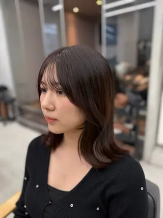 ミディアム 似合わせカラー/ヘア セット💐本多恵美のヘアスタイル