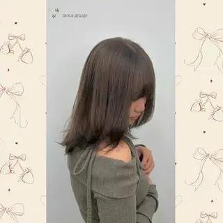 ミディアム カラー ひ な た⌇ elto 四条烏丸のヘアスタイル