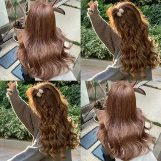 ロング カラー ブリーチなしカラー kana🐱のヘアスタイル