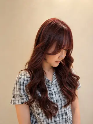 ロング カラー 久野紗愛 【髪質改善 艶髪】のヘアスタイル