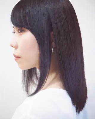 ミディアム 中江 規久のヘアスタイル