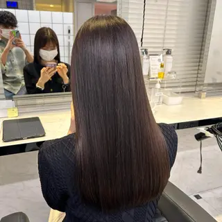ロング カラー 表参道/透明感カラー /暗髪/ジュキヤのヘアスタイル