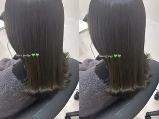 ミディアム 透明感カラーボブ レイヤー/asukaのヘアスタイル